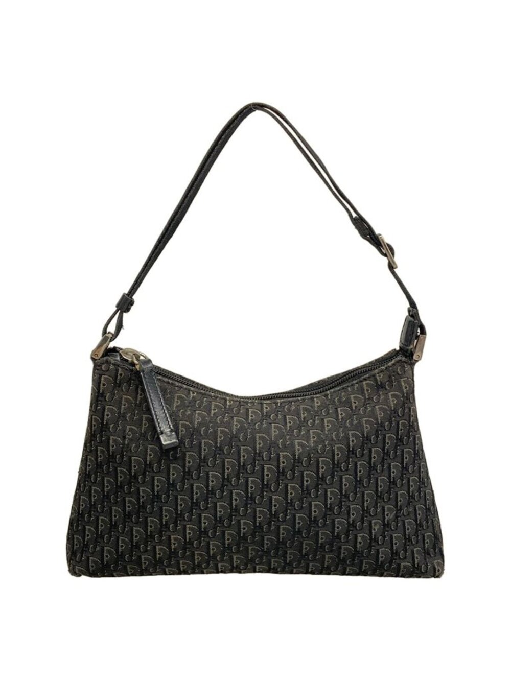 Dior Handbag Black Trotter Pattern Jacquard